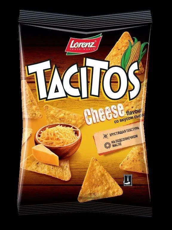 Тортила TACITOS начо сирене 125 г - LORENZ