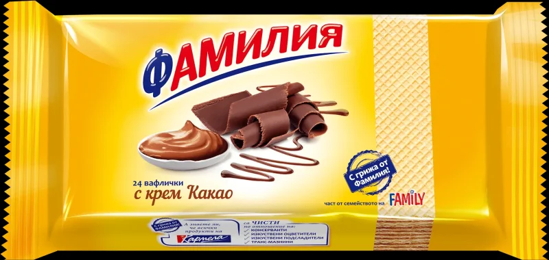 Вафли КАРМЕЛА какао 220 г