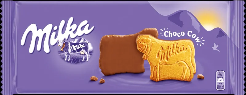 Бисквити MILKA choco cow 120 г