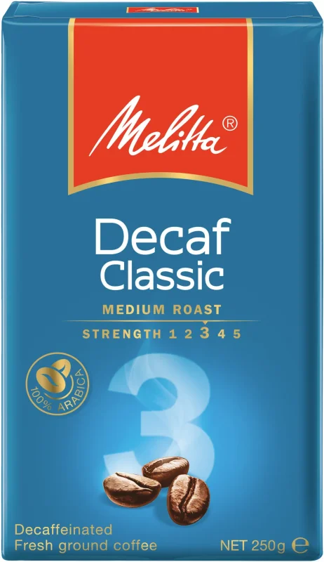 Кафе MELITTA Decaf Classic безкофеиново мляно 250 г - MELITTA