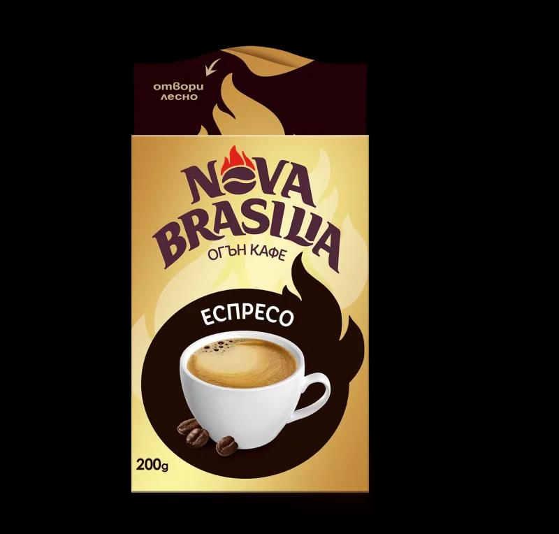 Мляно кафе Nova Brasilia Еспресо 200 г - NOVA BRASILIA