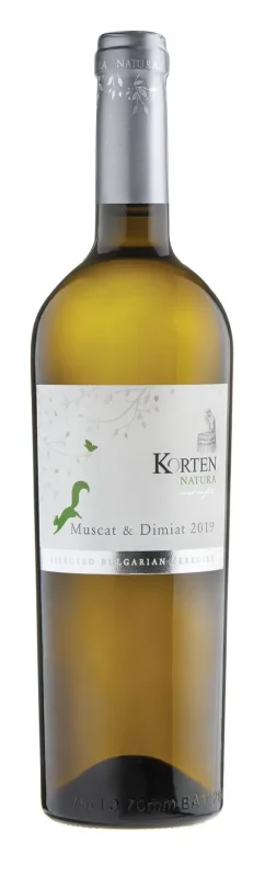 Вино KORTEN Мускат & Димят Натура 750 мл - KORTEN