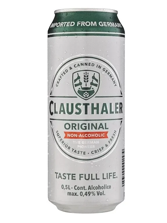 Бира CLAUSTHALER безалкохолна кен 500 мл - Clausthaler
