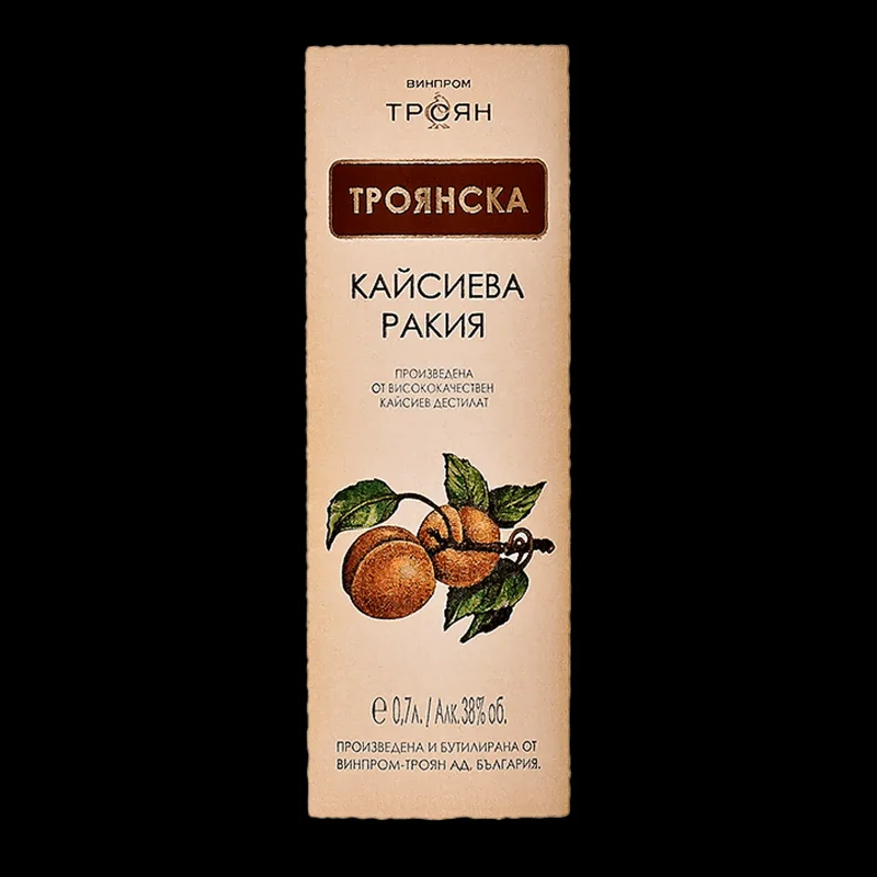 Ракия ТРОЯНСКА кайсиева 38% алк. 700 мл.