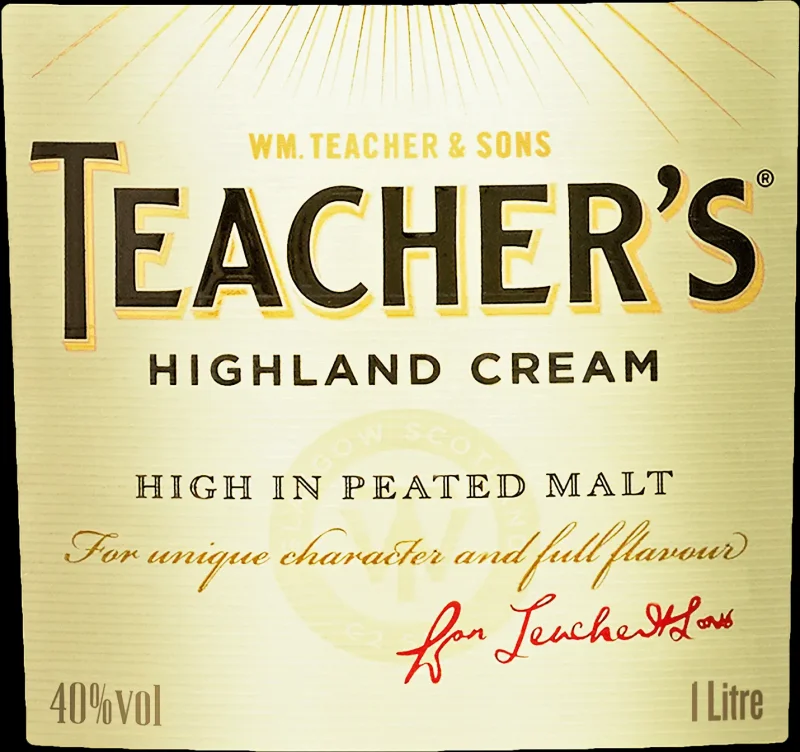 Уиски Teacher's 40% алк. 1 л - TEACHER'S