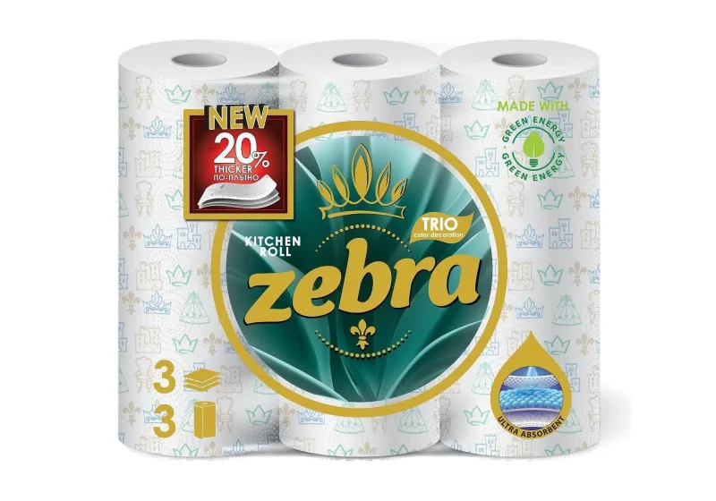 Кухненска ролка ZEBRA Trio 3 пл. 3 бр. - ZEBRA