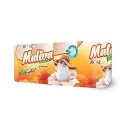 Тоалетна хартия MALIVA Tropical 3 пл 16 бр. - MALIVA