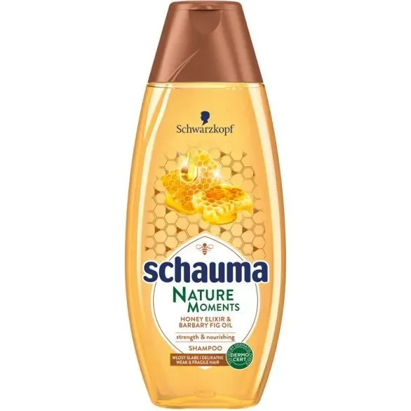 Шампоан SCHAUMA Nature Moments Honey Elixir & Barbary Fig Oil 400 мл - SCHAUMA