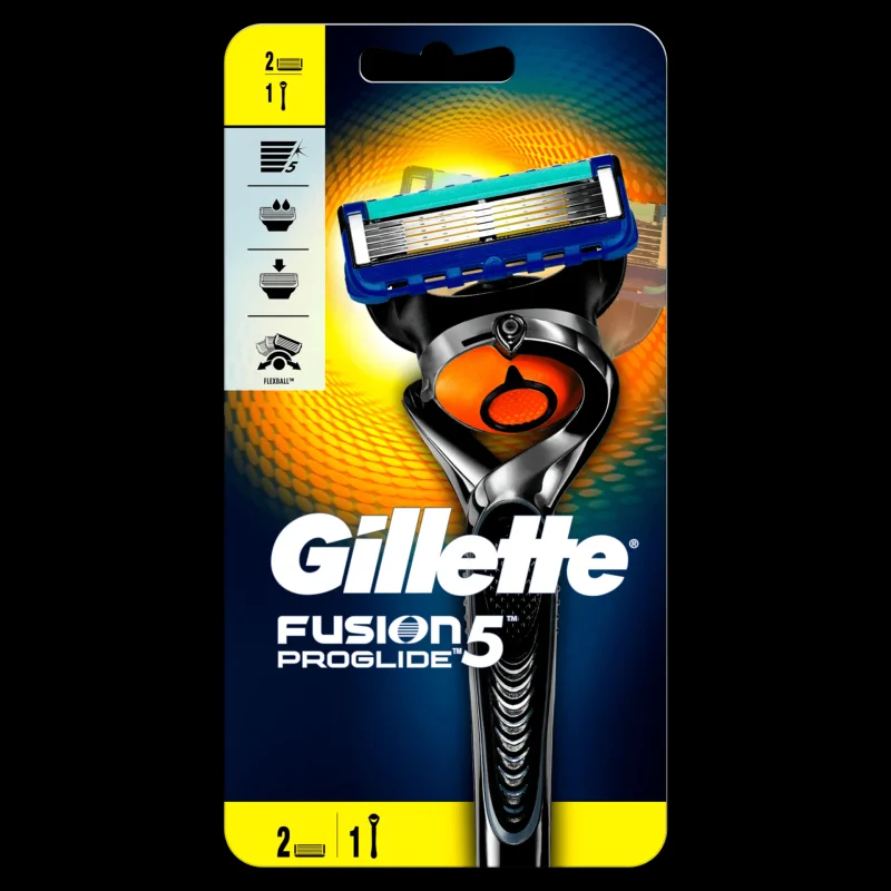 Самобръскачка GILLETTE Fusion Pro Glide 5 Flex Ball с 2 ножчета - GILLETTE