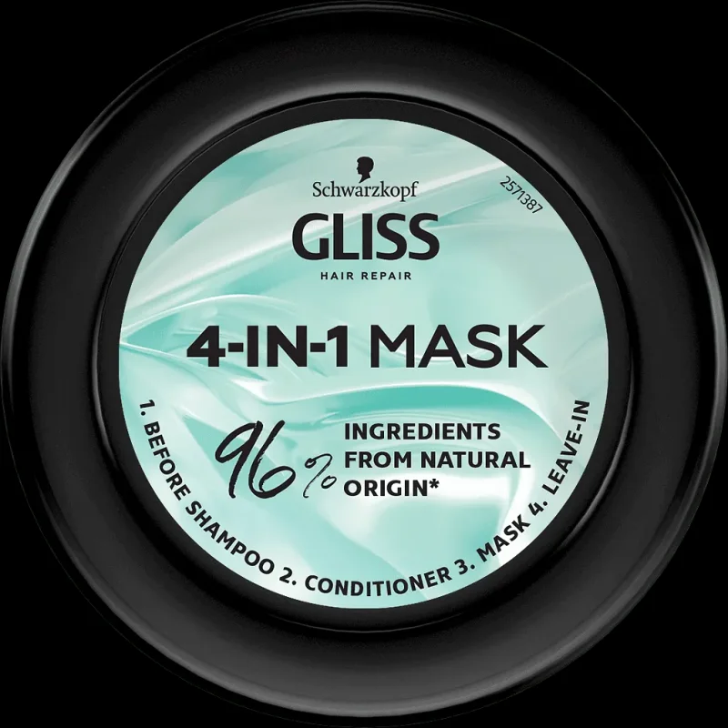Маска за коса GLISS 4в1 хидратираща 400 мл - GLISS