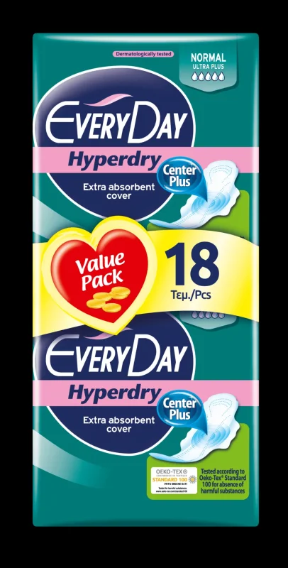 Дамски превръзки EVERY DAY Hyperdry Normal 18 бр. - EVERY DAY