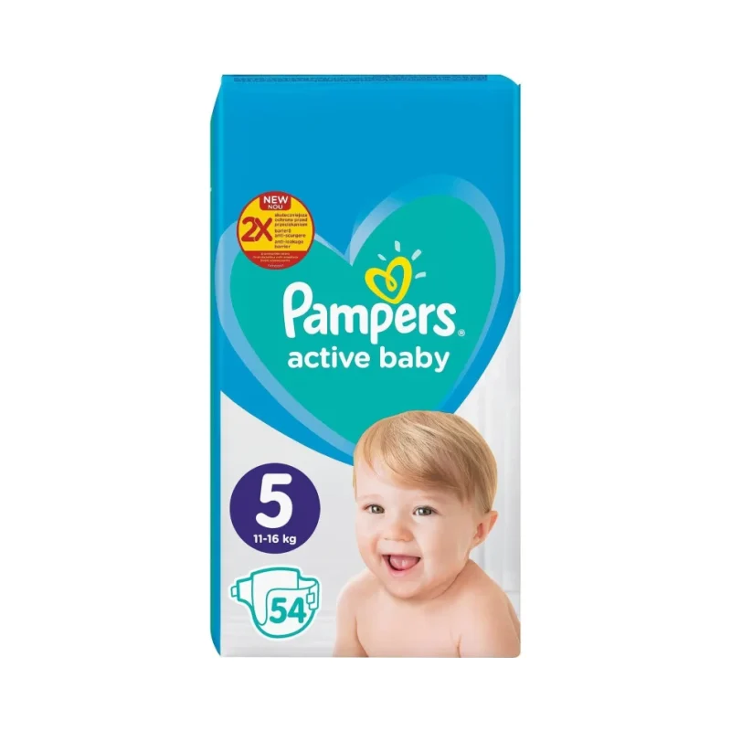 Бебешки пелени PAMPERS JPM 5 Junior 54 бр. - PAMPERS