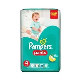 Бебешки пелени PAMPERS Pants 4 9-14 кг 52 бр. - PAMPERS