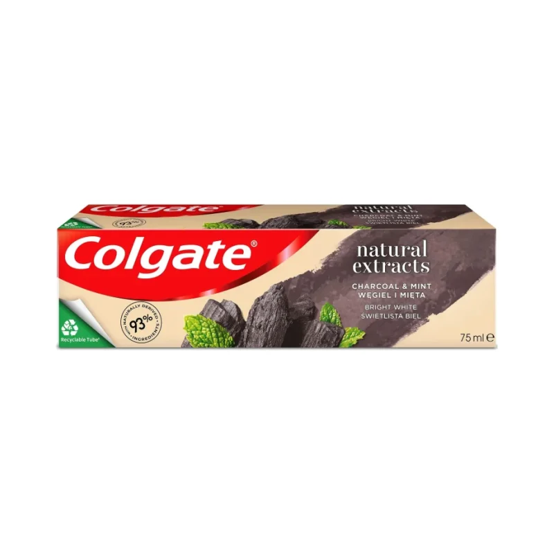 Паста за зъби COLGATE Natural Extracts Charcoal & Mint 75 мл - COLGATE