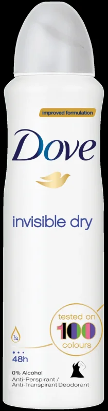 Дезодорант дамски DOVE Invisible Dry 150 мл