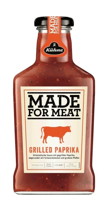 Сос Made For Meat грилов. паприка 375 мл - KUHNE