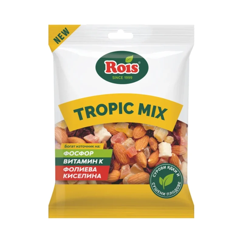 Сурови ядки ROIS Tropic mix 150 г - Rois