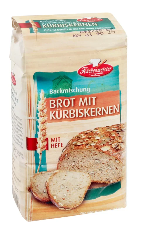 Смес за хляб KUCHENMEISTER тиквени семки 500 г - KUCHENMEISTER