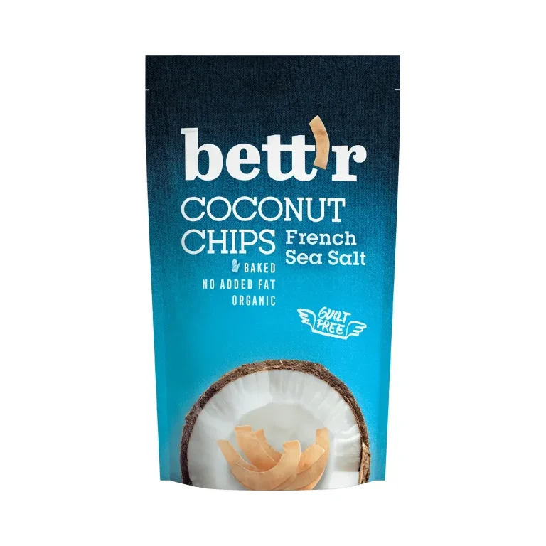 Био кокосов чипс BETTR с морска сол 70 г - Better
