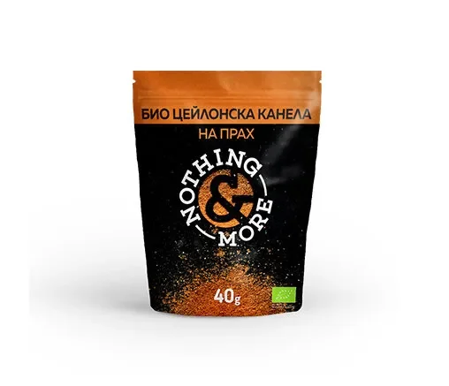 Био канела цейлонска на прах &Nothing More 40 г - &Nothing More