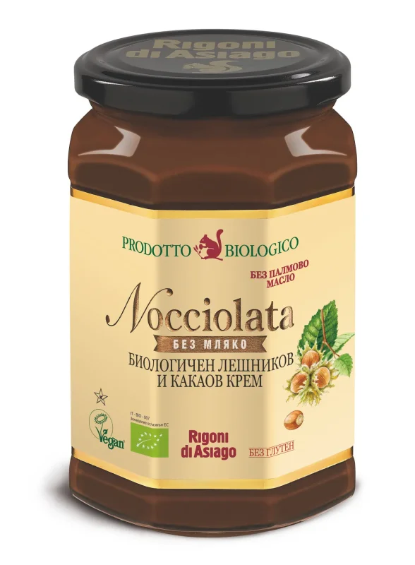 Био какаов крем NOCCIOLATA бeз мляко с лешници 700 г - NOCCIOLATA