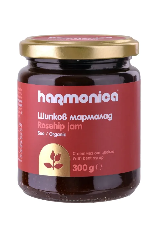 Био мармалад HARMONICA шипка с петмез 300 г - HARMONICA