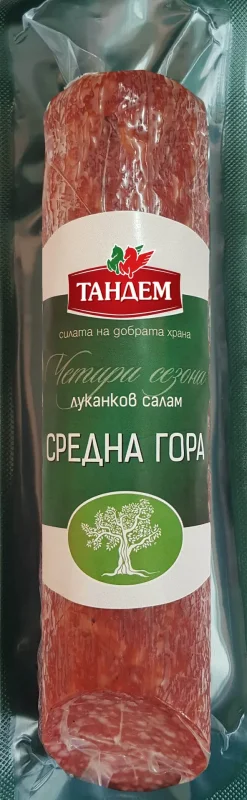 Луканков салам ТАНДЕМ Средна гора 200 г - ТАНДЕМ
