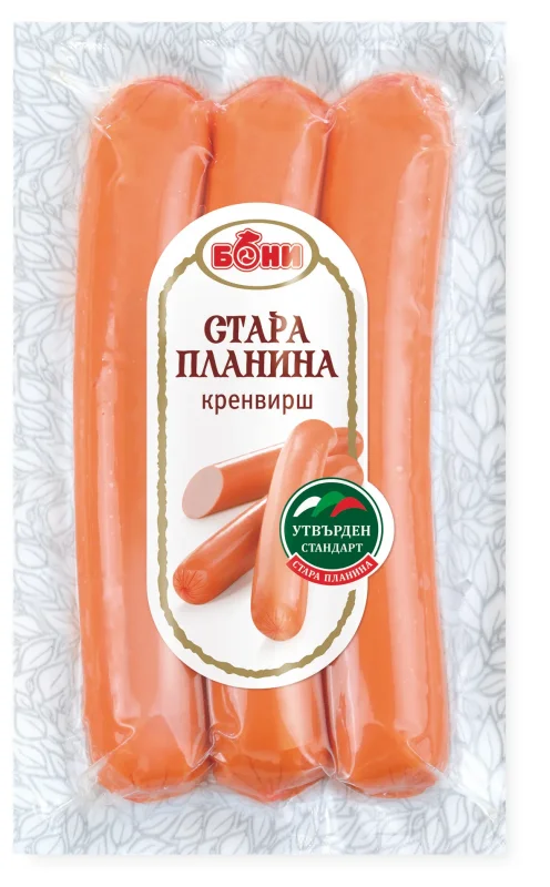 Кренвирши БОНИ Стара планина 280 г