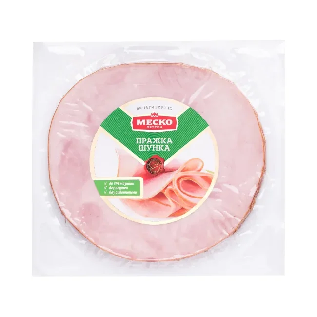 Шунка MЕСКО Пражка 220 г - Меско