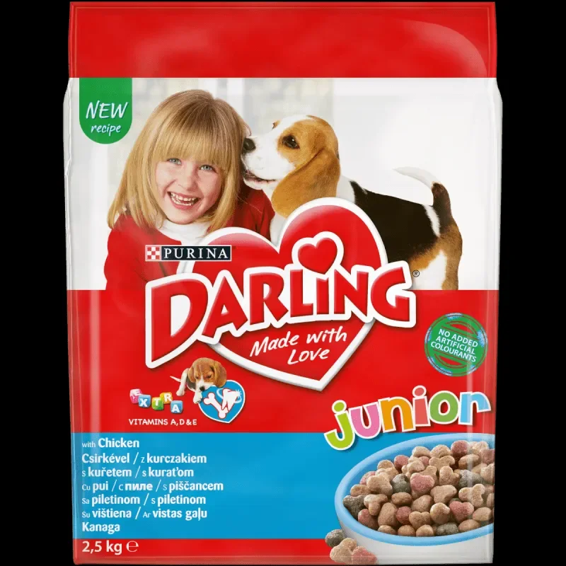 Суха храна за куче DARLING Junior 2.5 кг - DARLING