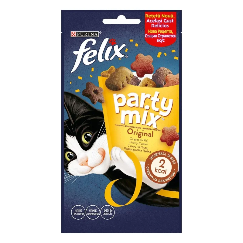 Лакомомство за котки FELIX Party Mix Original 60 г - FELIX