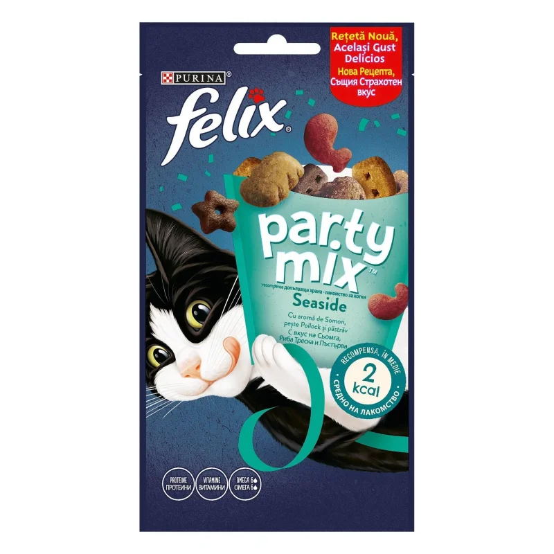 Лакомство за котки FELIX Party Mix Ocean 60 г - FELIX