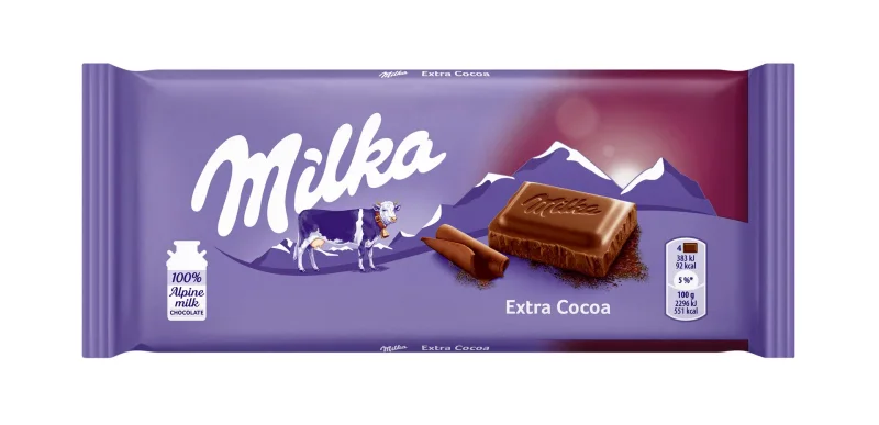 Шоколад MILKA Extra Cocoa 90 г - MILKA