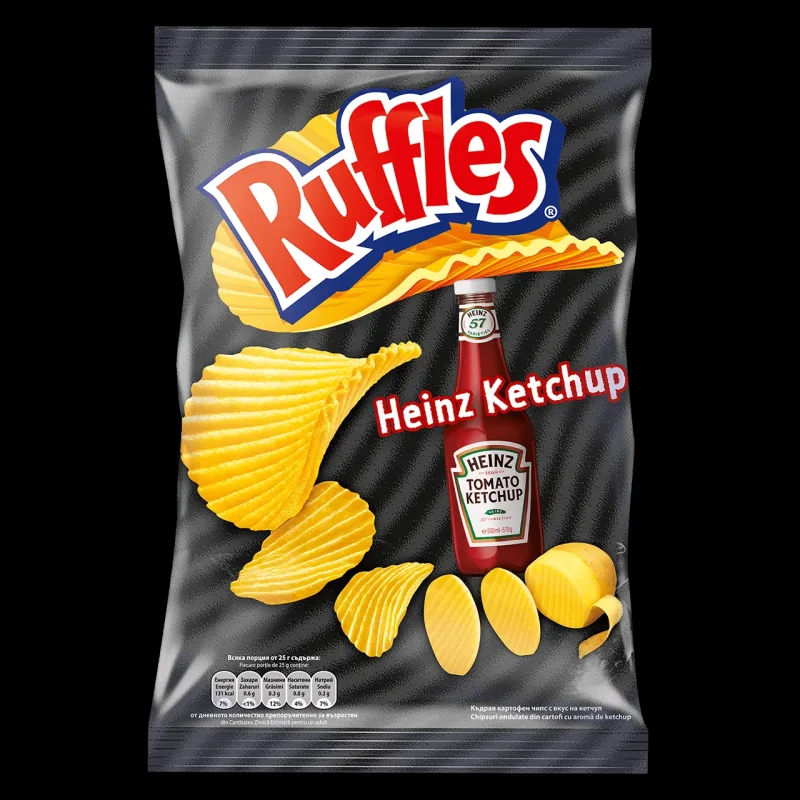 Чипс RUFFLES кетчуп 155 г - RUFFLES