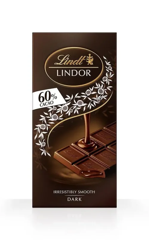 Шоколад LINDT Lindor 60% тъмен 100 г