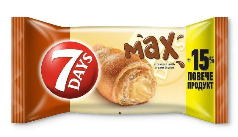Кроасан 7DAYS max крем брюле 92 г