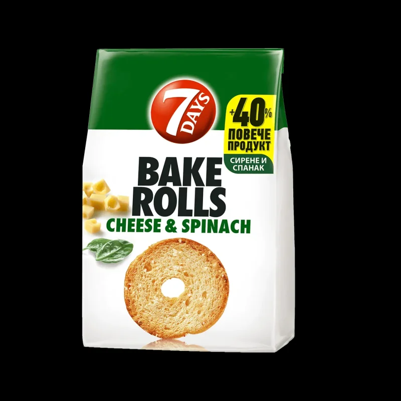 BAKE ROLLS 7 DAYS спанак 70 г - BAKE ROLLS