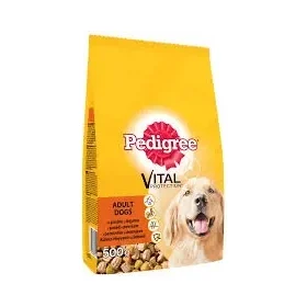 Суха храна за куче PEDIGREE говеждо, птиче месо 500 г - Pedigree