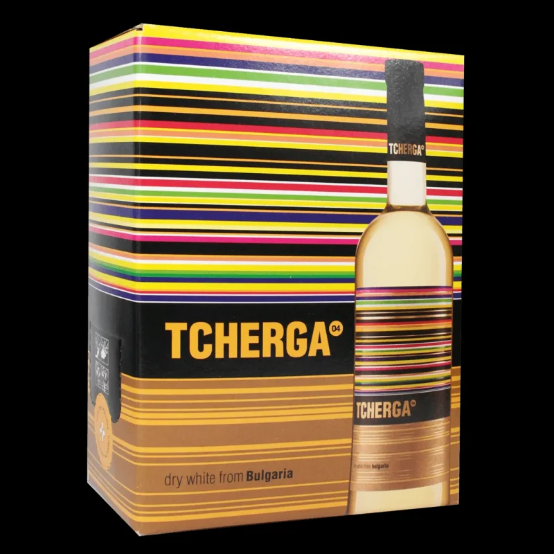 Вино TCHERGA бяло 3 л