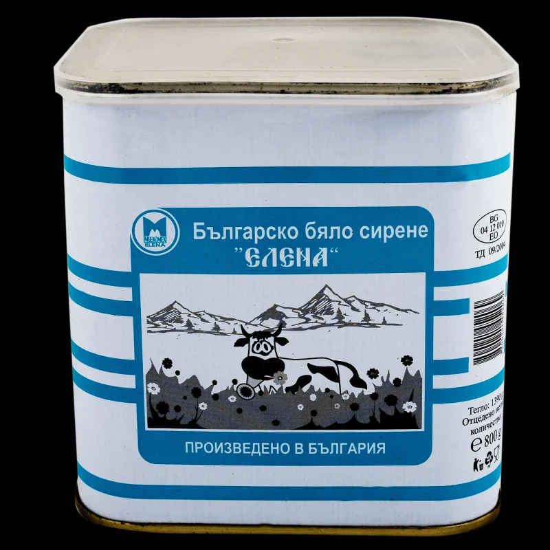 Краве сирене ЕЛЕНА в тенекия 800 г - ЕЛЕНА
