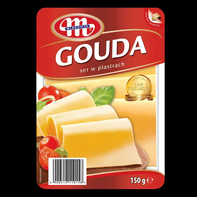 Гауда MLEKOVITA слайс 150 г