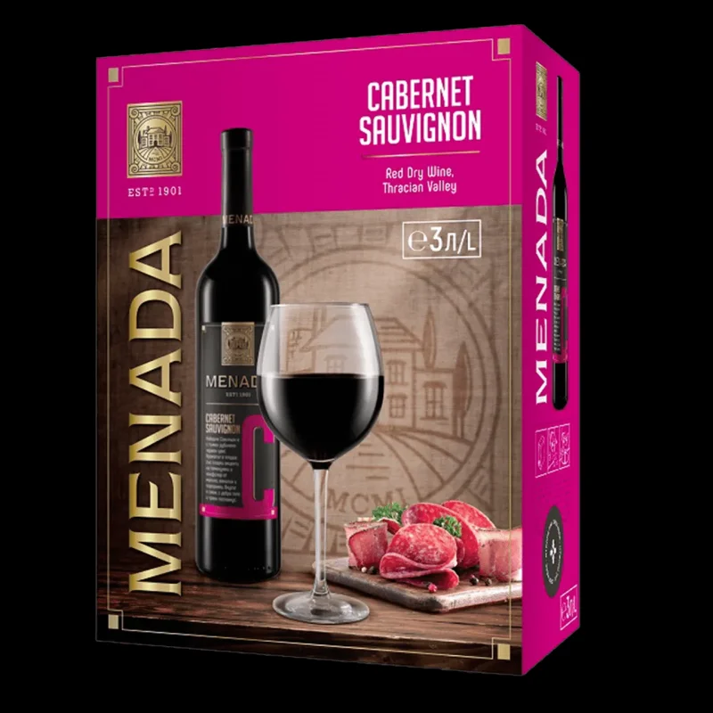 Вино MENADA Каберне Совиньон 3 л - MENADA