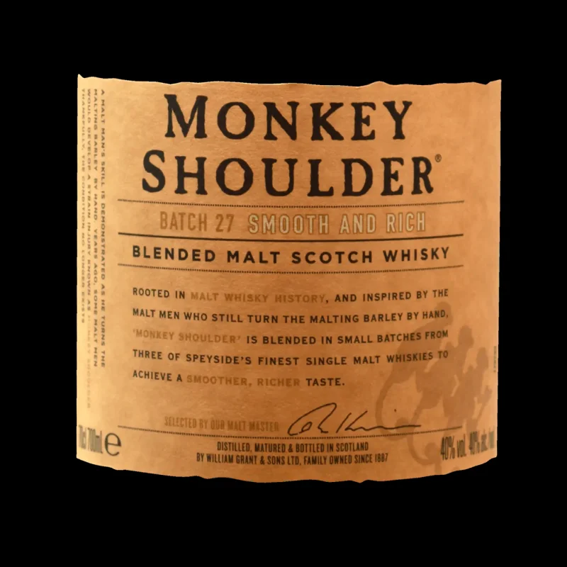 Уиски MONKEY SHOULDER 40% алк. 700 мл