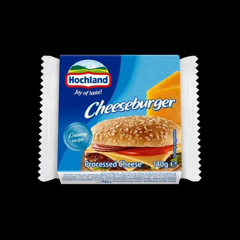 Топено сирене HOCHLAND Cheeseburger 140 г - HOCHLAND