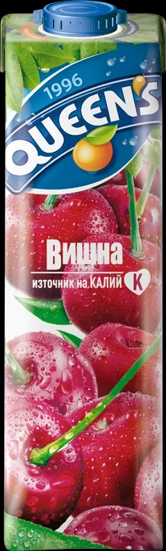 Плодова напитка QUEENS вишна 12% 1 л