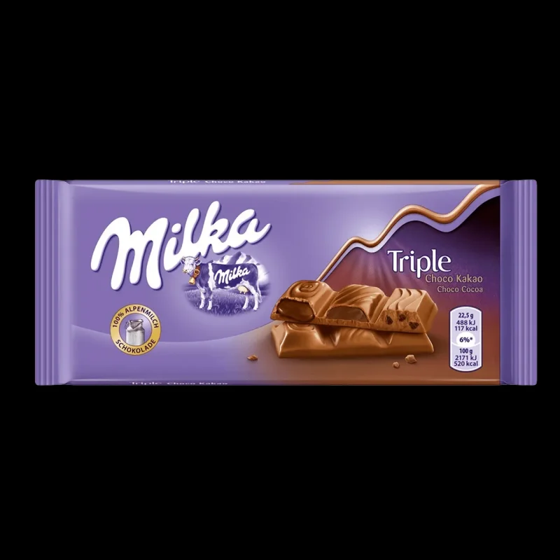 Шоколад MILKA Triple Choco Cocoa 90 г