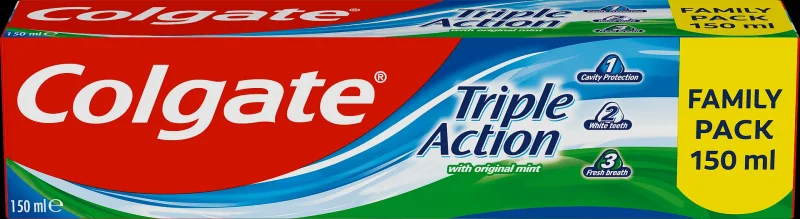 Паста за зъби COLGATE ТripleАction 150 мл - COLGATE