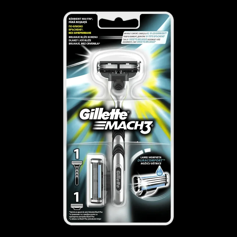 Самобръсначка GILLETTE Mach3 с 2 ножчета - GILLETTE