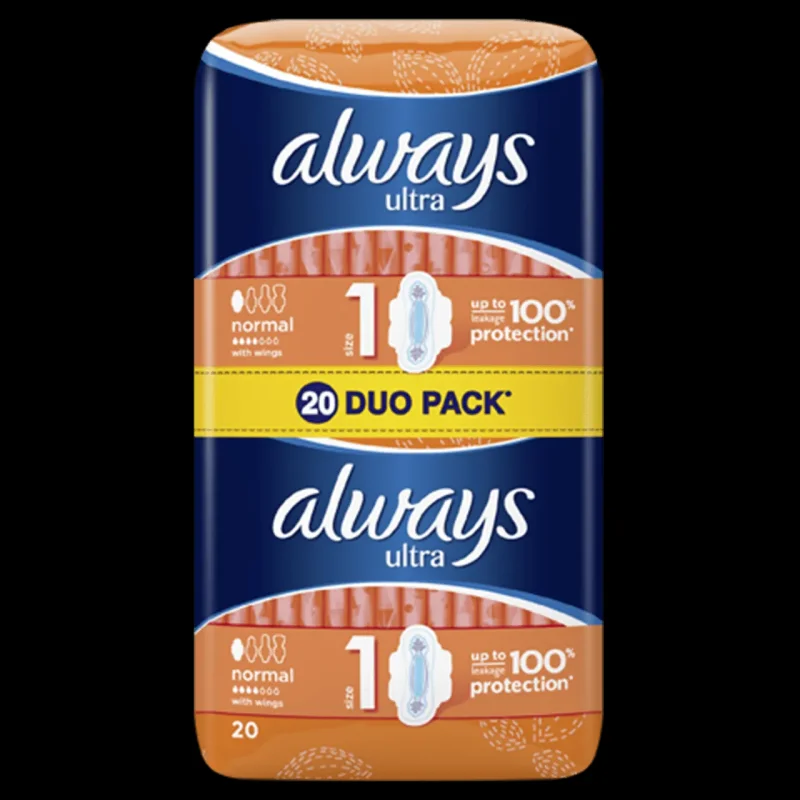 Дамски превръзки ALWAYS Ultra Normal Duo 4 капки 20 бр. - ALWAYS