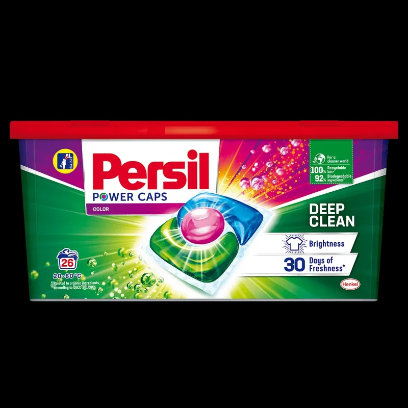 Капсули за пране PERSIL Power Caps Color 26 бр. - PERSIL